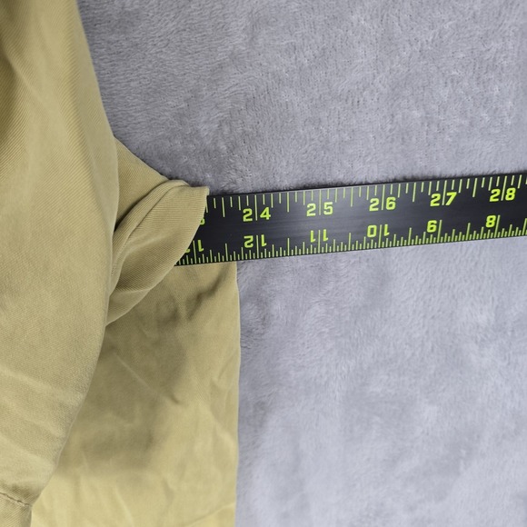 Tommy Bahama Hawaiian Silk Shirt Size Large Gold - Picture 6 of 6